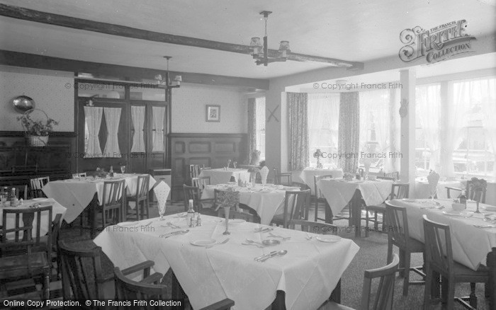 Photo of Glasbury On Wye, Maesllwch Arms Hotel, The Dining Room 1960