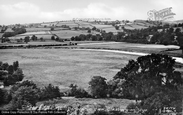 Photo of Glasbury On Wye, Panoramic View c.1955