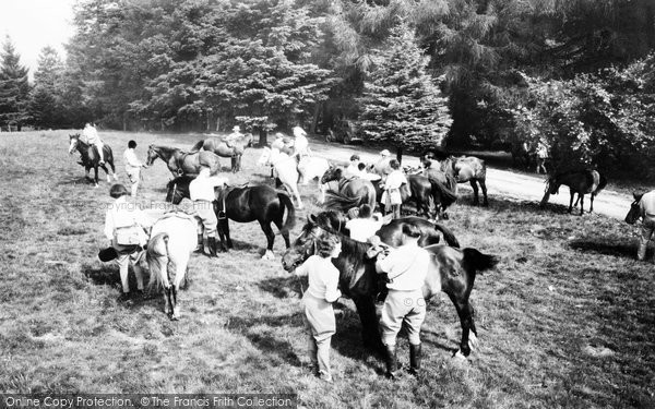 Photo of Glasbury On Wye, Pony Trekking c.1955