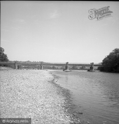 Glasbury On Wye, The Bridge 1957, Glasbury