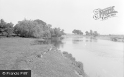 Glasbury On Wye, The River 1960, Glasbury