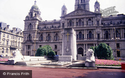 City Chambers And The Cenotaph 1988, Glasgow