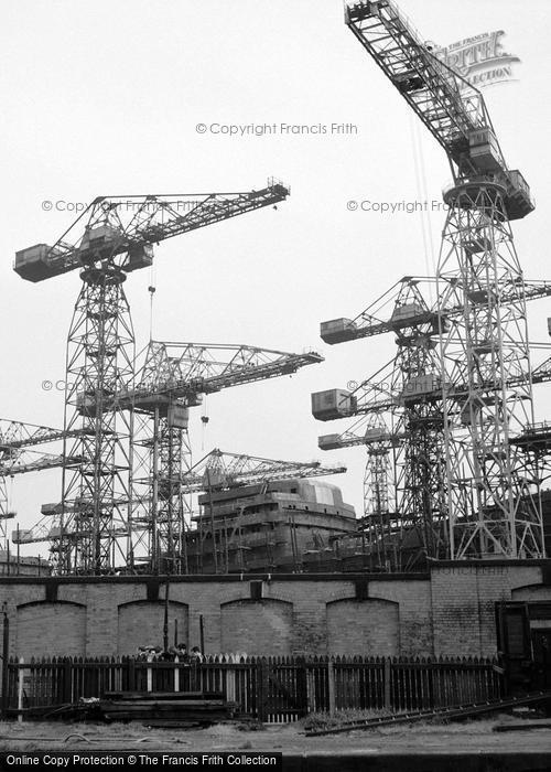 Photo of Glasgow, Cranes 1961