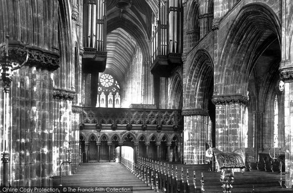 Photo of Glasgow, The Cathedral, The Choir Looking West 1897