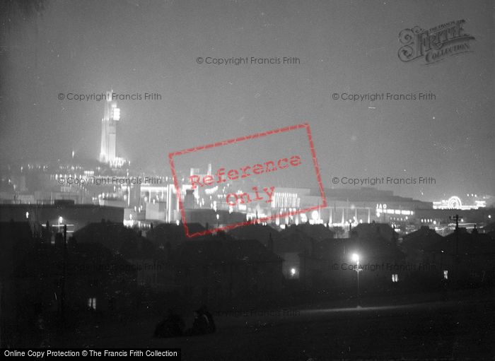 Photo of Glasgow, The Empire Exhibition At Night 1938