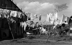 Washing Hanging Across The Street 1961, Glasgow