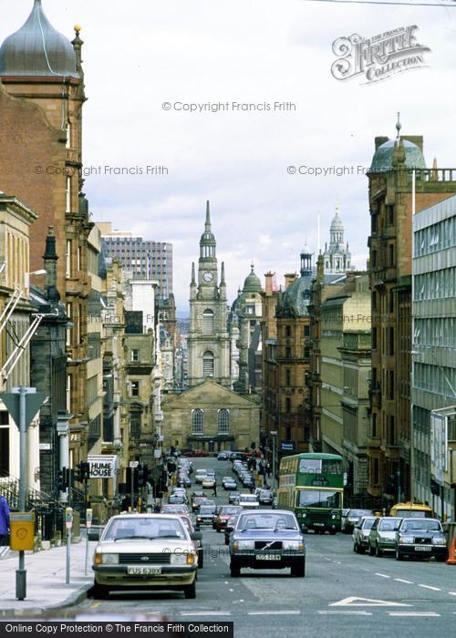 Photo of Glasgow, West George Street c.1985