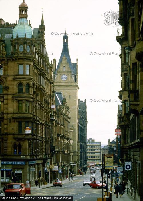 Photo of Glasgow, West Nile Street Looking Towards Argylle Street c.1985