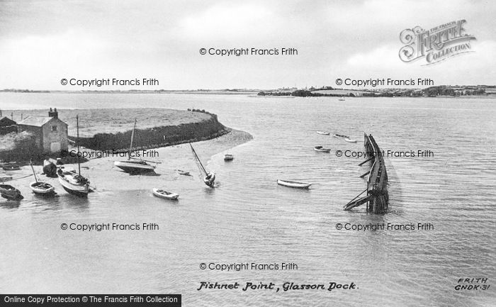 Photo of Glasson, Dock, Fishnet Point c.1960