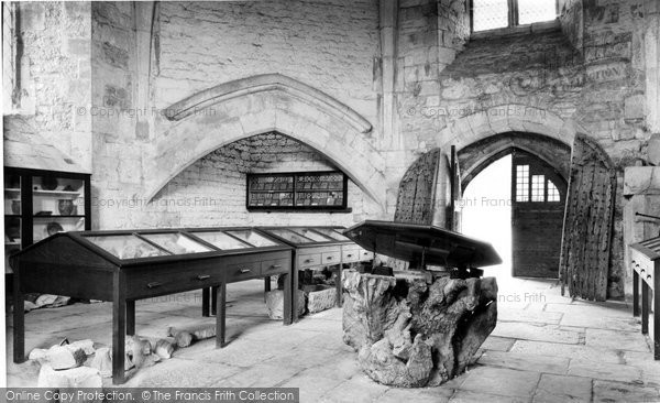 Photo of Glastonbury, Abbey, Abbots Kitchen Interior c.1960