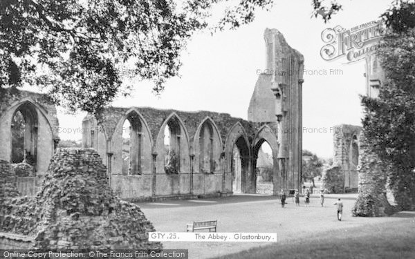 Photo of Glastonbury, Abbey c.1955