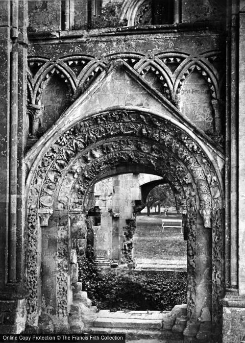 Photo of Glastonbury, Abbey, Door c.1865