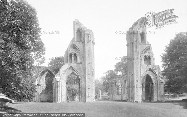 Photo of Glastonbury, Abbey East 1927