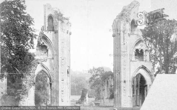 Photo of Glastonbury, Abbey From East  1886