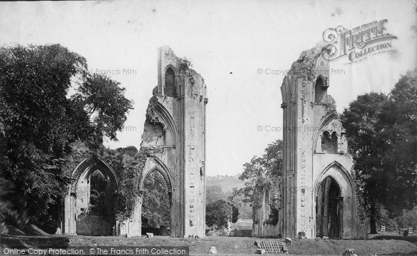 Photo of Glastonbury, Abbey From East c.1874