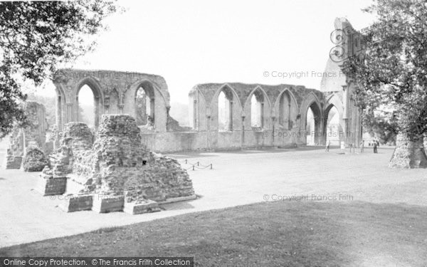 Photo of Glastonbury, Abbey From The East c.1960