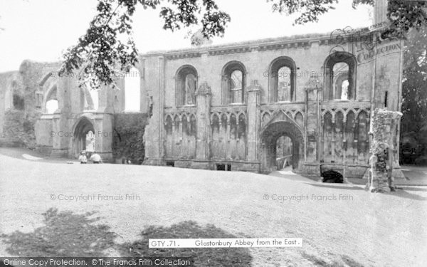 Photo of Glastonbury, Abbey From The East c.1965