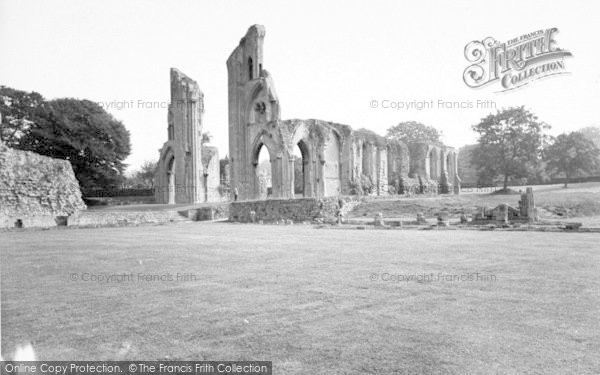 Photo of Glastonbury, Abbey From The South c.1960