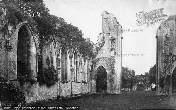 Photo of Glastonbury, Abbey Interior c.1874