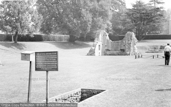 Photo of Glastonbury, Abbey, King Arthur's Grave c.1960