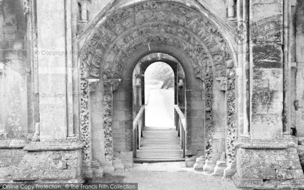 Photo of Glastonbury, Abbey, Norman Doorway c.1960