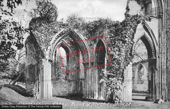 Photo of Glastonbury, Abbey, Ruins Of North Transept c.1900