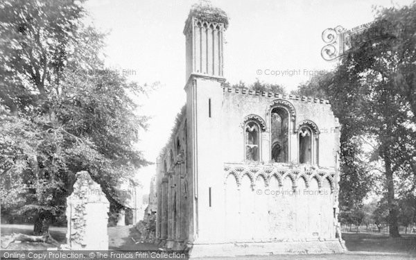 Photo of Glastonbury, Abbey, St Joseph's Chapel 1896