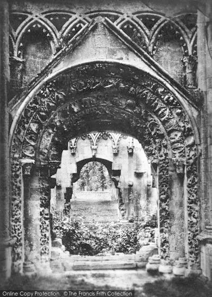 Photo of Glastonbury, Abbey, St Joseph's Chapel North Door 1886
