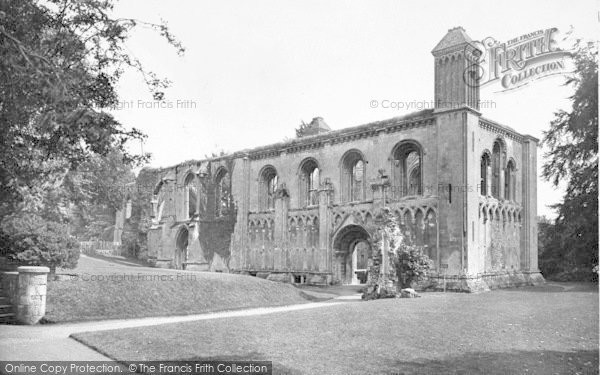 Photo of Glastonbury, Abbey, St Joseph's Chapel, North Side 1927