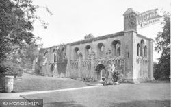 Abbey, St Joseph's Chapel, North Side 1927, Glastonbury