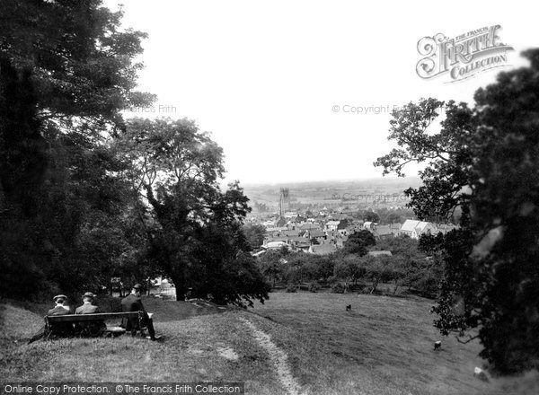 Photo of Glastonbury, From Bushey Coombes 1912