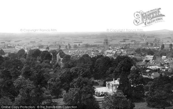Photo of Glastonbury, From Chalice Hill 1912
