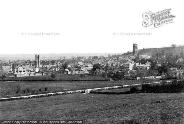 Photo of Glastonbury, General View 1890