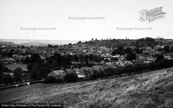 Photo of Glastonbury, General View c.1955