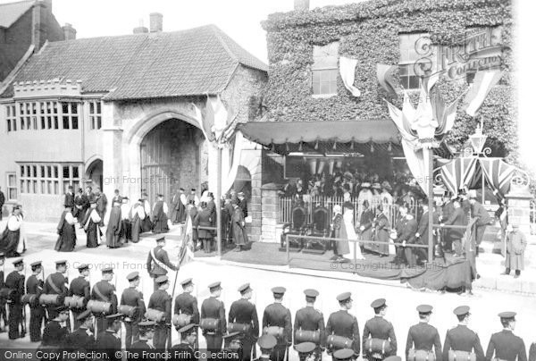 Photo of Glastonbury, Grand Opening Of The Abbey c.1910