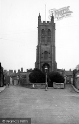 St Benedict's Church c.1955, Glastonbury