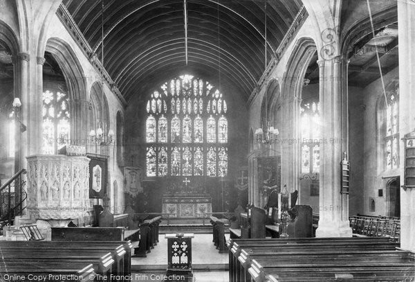 Photo of Glastonbury, St John's Church Choir East 1909