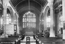 St John's Church Choir East 1909, Glastonbury