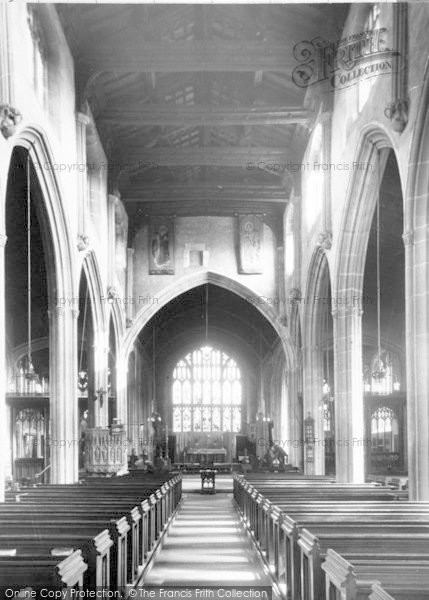 Photo of Glastonbury, St John's Church Interior c.1955