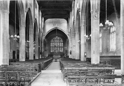 St John's Church Nave East 1909, Glastonbury