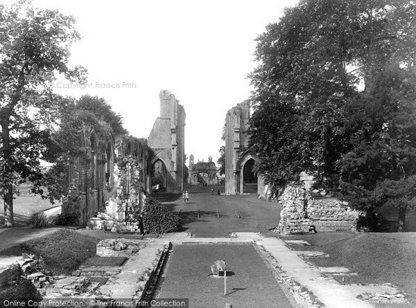 Photo of Glastonbury, The Abbey From The East 1927