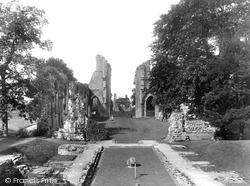 The Abbey From The East 1927, Glastonbury