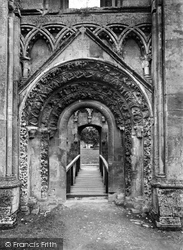 The Abbey, St Joseph's Chapel, North Door 1927, Glastonbury