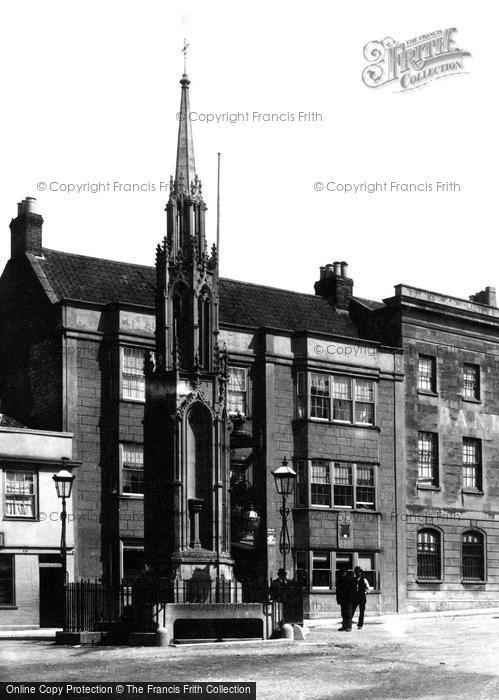 Photo of Glastonbury, The Cross 1890