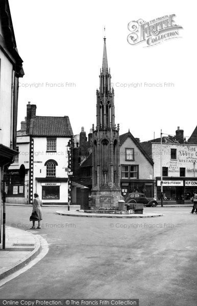 Photo of Glastonbury, The Cross c.1955