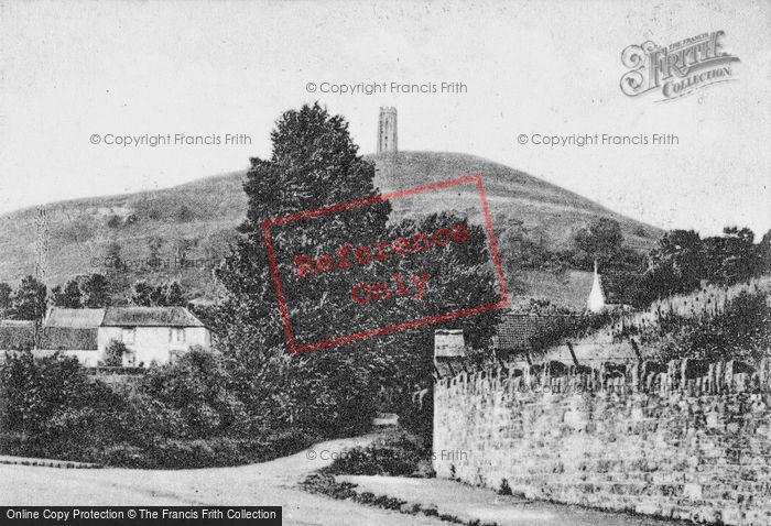 Photo of Glastonbury, The Tor c.1920