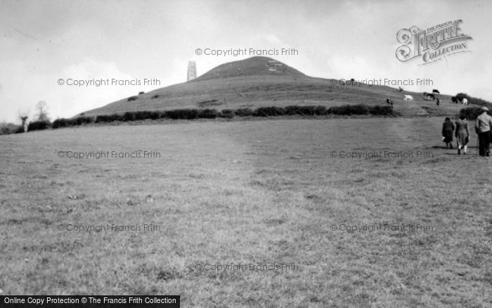 Photo of Glastonbury, Tor c.1950