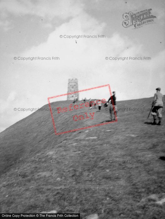 Photo of Glastonbury, Tor c.1950