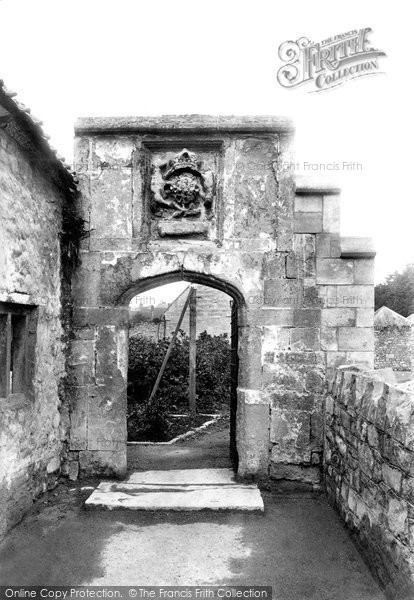 Photo of Glastonbury, Tudor Archway To St Mary Magdalene Almshouses 1909