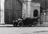 Vintage Car By The Abbey Gateway 1909, Glastonbury